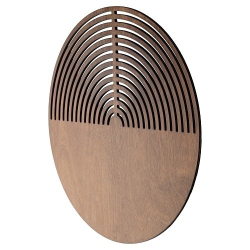 Dekoracyjny nowoczesny drewniany kinkiet ścienny okrągły w stylu boho LUNAR WOOD 11015 TK-Lighting