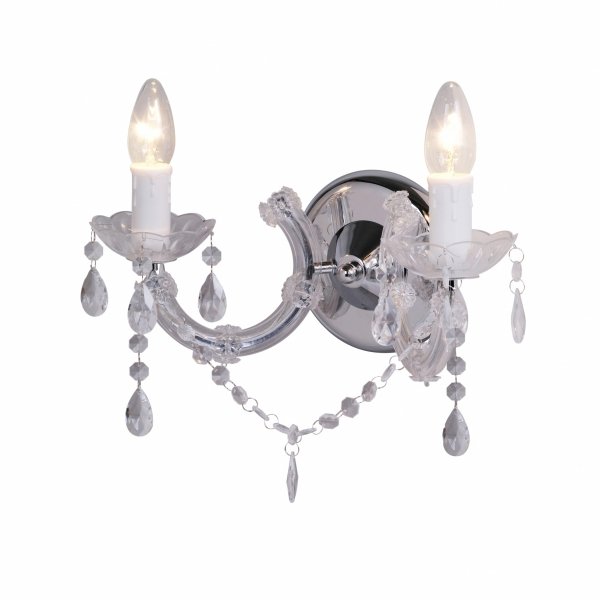 Zuma Line RLB94016-2A MAGNOLIA kinkiet glamour akrylowy