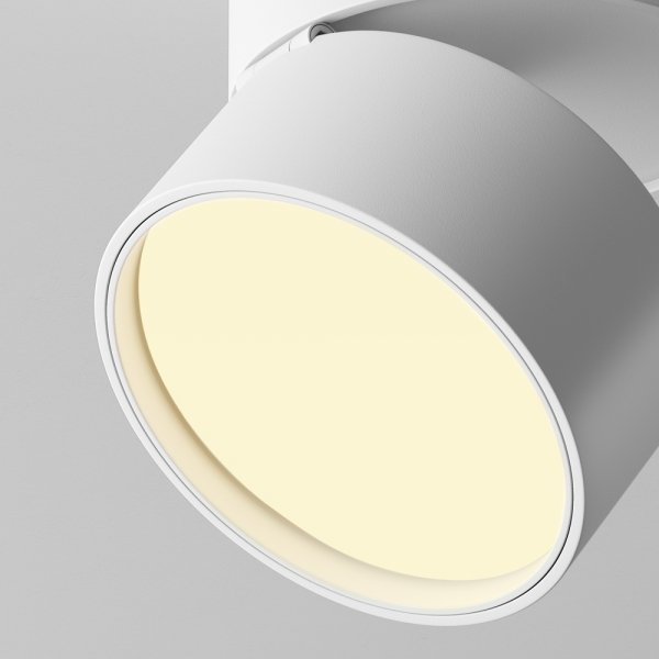 Lampa sufitowa natynkowa tuba regulowana spot sufitowy LED aluminium biała ONDA MAYTONI C024CL-12W2.7K-W-1