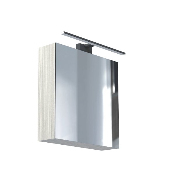 Nowoczesny Kinkiet Ścienny Nad Lustro Chrom IP44 CEZANNE LED CHROME M 3000K 10666 Nowodvorski Lighting