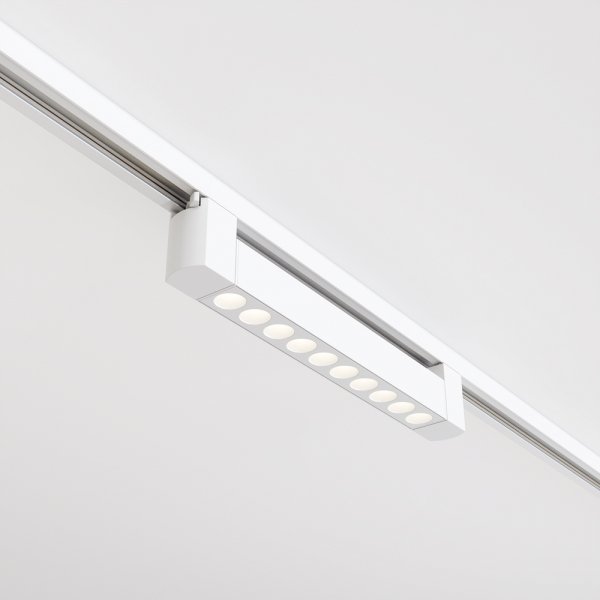  Ścieżka świetlna lampa szynowa LED prostokątna aluminium biała Points MAYTONI TR010-1-10W4K-M-W