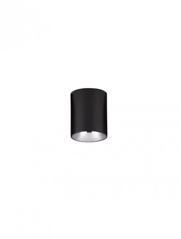 Nowoczesny plafon lampa sufitowa LED czarna tuba uniwersalna minimalistyczna aluminiowa LUMERCA LE45512 Luces Exclusivas 