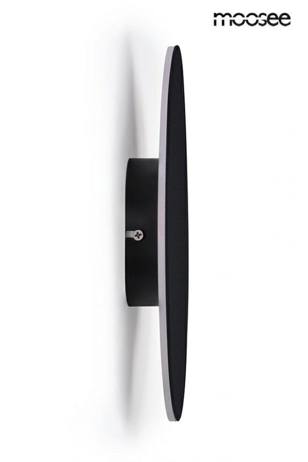 Nowoczesny Minimalistyczny Kinkiet Ścienny Czarny SHADOW MSE010100393 KING HOME
