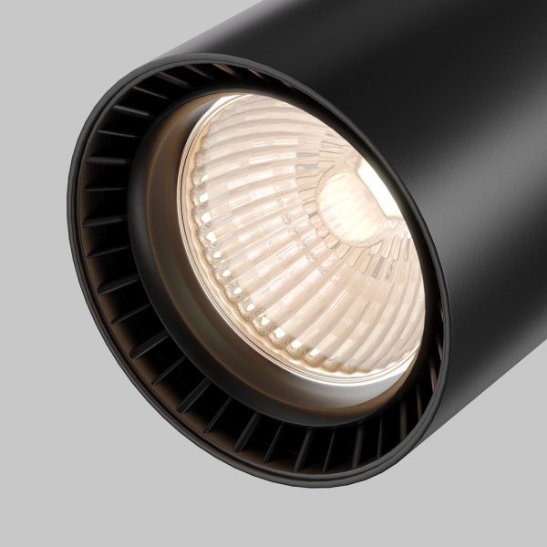 Lampa szynowa reflektor szynoprzewody jednofazowe LED nowoczesny aluminium czarna regulowana tuba VUORO MAYTONI TR003-1-26W3K-S-B