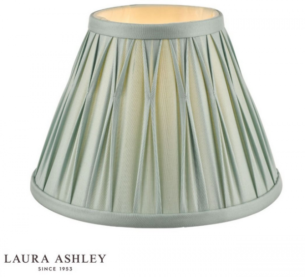 Klosz Abażur 30cm LAURA ASHLEY Fenn Silk Duck Egg DAR LIGHTING LA3305886-Q (Abażur- Bez Podstawy)