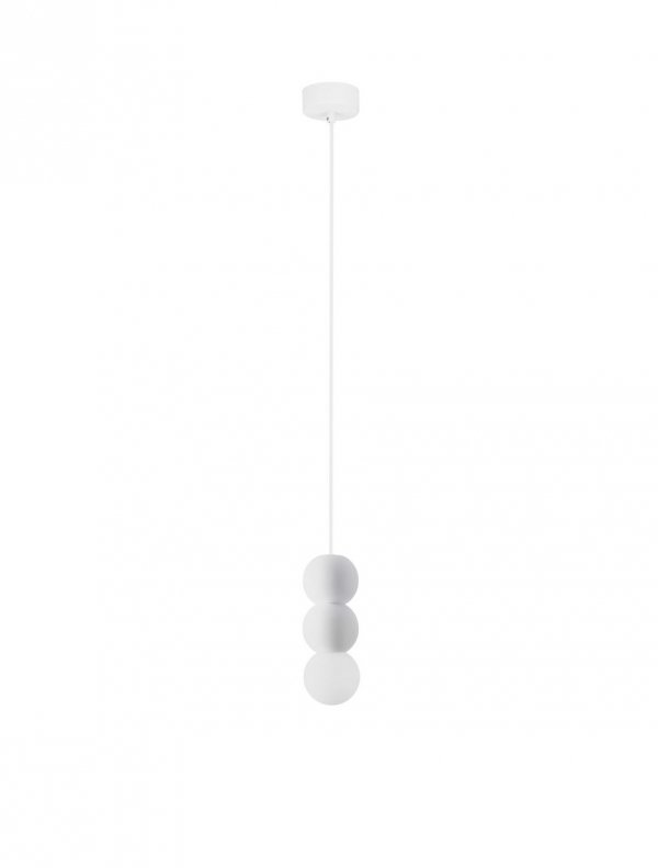 Lampa wisząca betonowo szklane kule IBAGUE LE44662 Luces Exlusivas