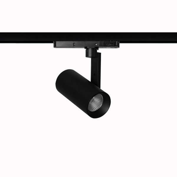 Czarny Reflektor do szynoprzewodu LOTTE TRACK 3LINE 25W CCT SWITCH BK