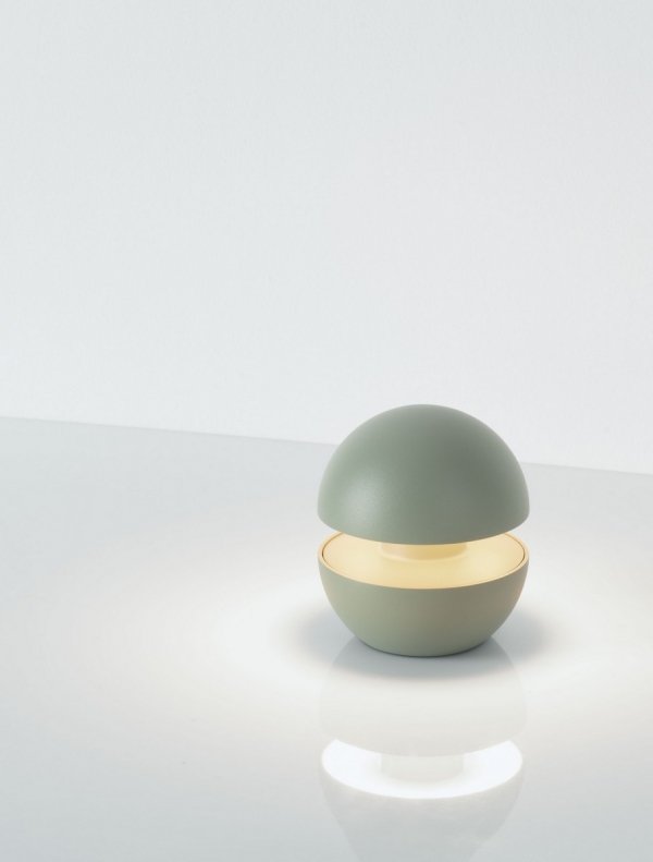 Lampa zewnętrzna do ogrodu na taras LED zielona okrągła designerska nowoczesna ściemnialna IP54 LUSERIA LE75267 Luces Exclusivas