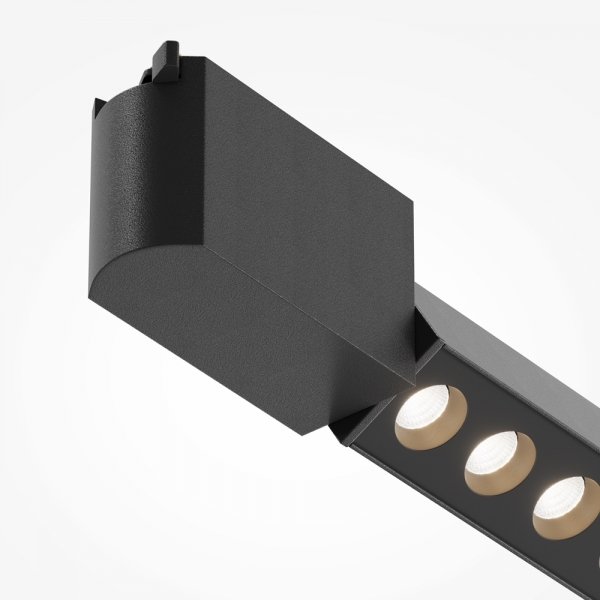  Ścieżka świetlna lampa szynowa LED prostokątna aluminium czarna Points MAYTONI TR010-1-10W4K-M-B-DE