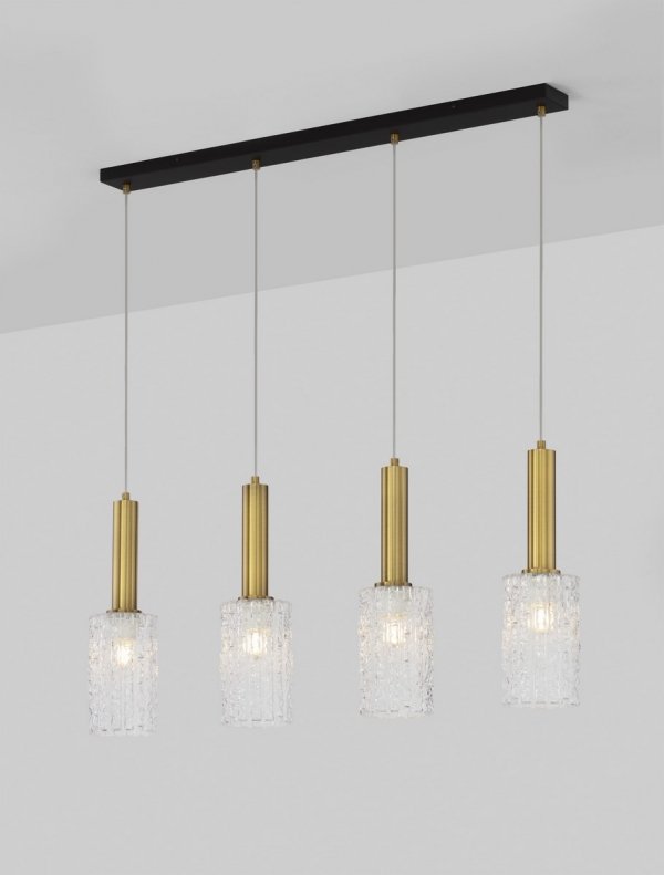 Nowoczesna Lampa Wisząca Glamour Szklany Klosz OROYA LE44338 LUCES EXCLUSIVAS
