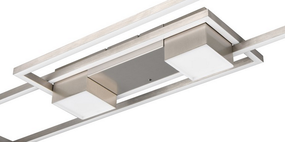 Nowoczesna Dekoracyjna Lampa Wisząca LED W Kolorze Nikiel ALBANY 347710407 TRIO