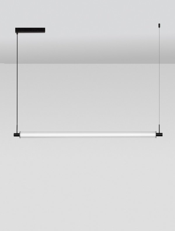 Nowoczesna lampa wisząca listwa szklana LED 27W 2700-3000 K nowoczesna jadalniana nad wyspę ARUCAS LE45879 Luces Exclusivas