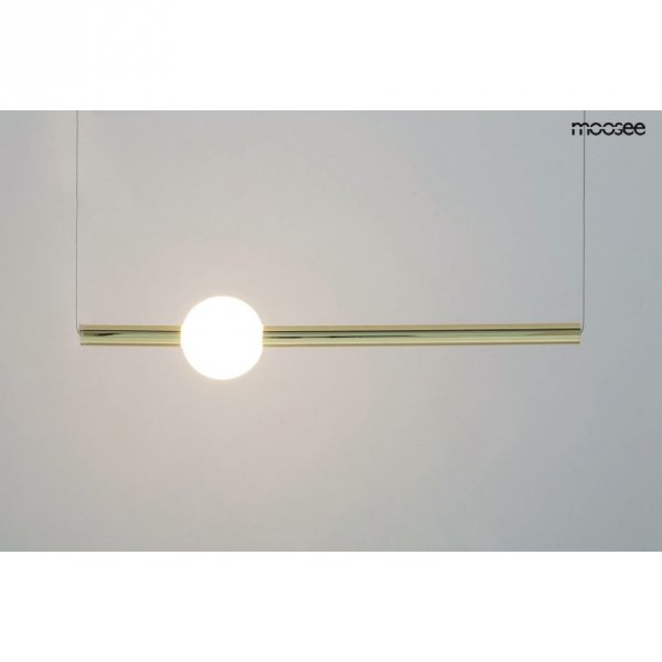 Nowoczesna Złota Designerska Lampa Wisząca LED LIBRA MSE010100221 MOOSEE