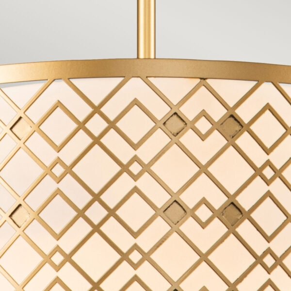 Designerska lampa wisząca Ziggy Elstead Lighting ZIGGY-2P-M-LG Lakierowane złoto