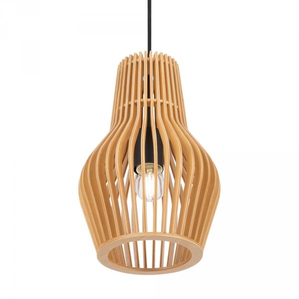 Lampa wisząca designerska rustykalna brązowa nad stół do jadalni do salonu ozdobna regulacja wysokości Roots MAYTONI MOD191PL-01W