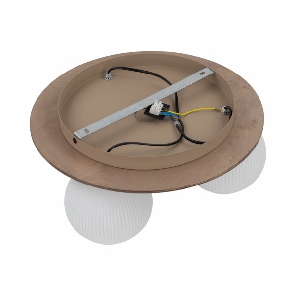 Nowoczesny plafon okrągły drewniany szklane klosze minimalistyczny klasyczny VIRLO 11078 TK-Lighting