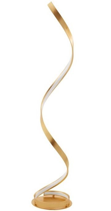 ZŁOTA LAMPA PODŁOGOWA LED NOWOCZESNA LAMPA STOJĄCA DO SALONU