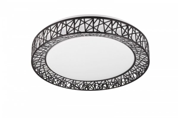 Nowoczesna Dekoracyjna Lampa Sufitowa Biało Czarny Plafon LED CLUSTER R67321102 RL