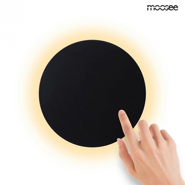 Nowoczesny Minimalistyczny Kinkiet Ścienny Czarny SHADOW MSE010100393 KING HOME