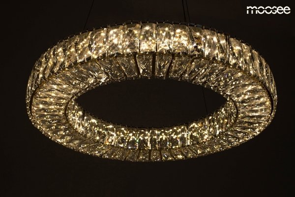 Kryształowa Lampa Wisząca Glamour Złota LED ALLISIA MSE010100250 MOOSEE