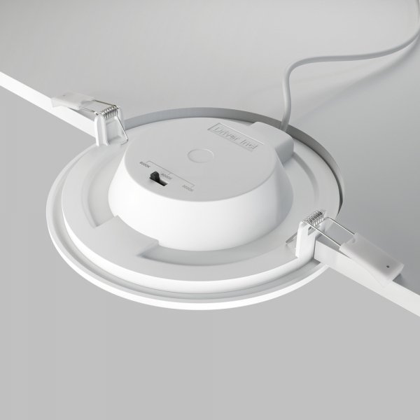  Biała Okrągła Lampa Wbudowana Wpuszczana LED Stockton MAYTONI DL016-6-L12W