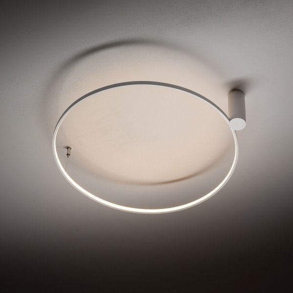 Nowoczesna Biała Lampa Ścienno Sufitowa LED Okrąg CIRCOLO 11603 NOWODVORSKI