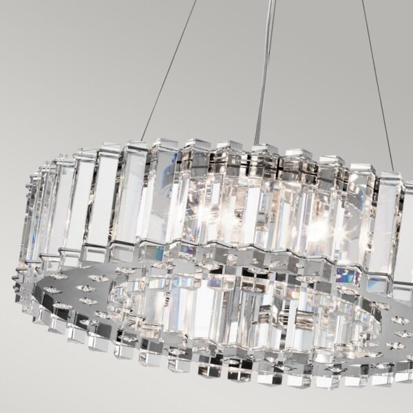 Żyrandol Crystal Skye 8 źródeł światła glamour szklany okrąg nowoczesny KL-CRYSTAL-SKYE8 KICHLER