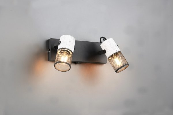 Kinkiet Ścienny Minimalistyczny Czarno Biały Vintage TOSH 804370234 TRIO