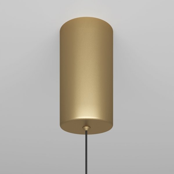 Lampa Wisząca Ledowa Biało-Złota Tuba Nowoczesna Regulowana Wysokość RAY MAYTONI P022PL-L10MG3K