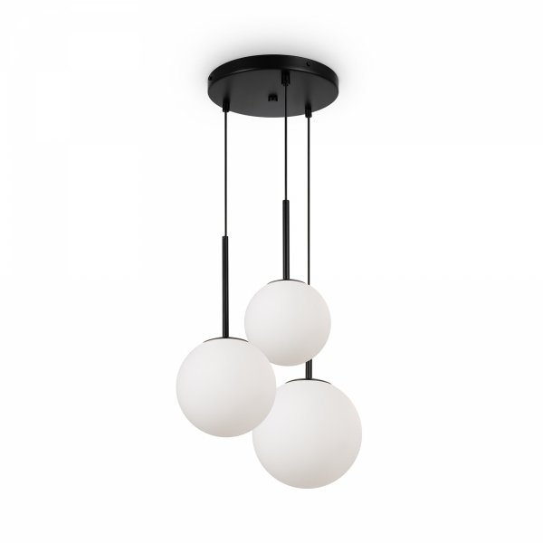 Lampa Wisząca Metalowa Szklane Kule BASIC MOD321PL-03B MAYTONI