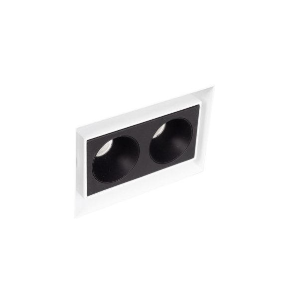 Oprawa wpustowa do skompletowania minimalistyczna prostokąt biała metalowa Modular H180.06 MAXLIGHT 