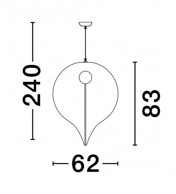 Lampa wisząca CHANCAY LE44598 Luces Exlusivas