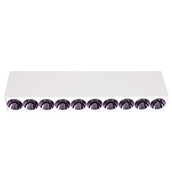 Lampa sufitowa plafon LED minimalistyczna klasyczna prostokątna biała aluminiowa X-line C0254 MAXLIGHT 