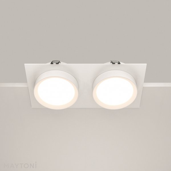 Oprawa Wpuszczana Downlight Hoop Maytoni DL086-02-GX53-SQ-W