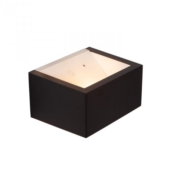 Minimalistyczny Kinkiet Ścienny Zewnętrzny Czarny BRIDA 69804/04/30 LUCIDE