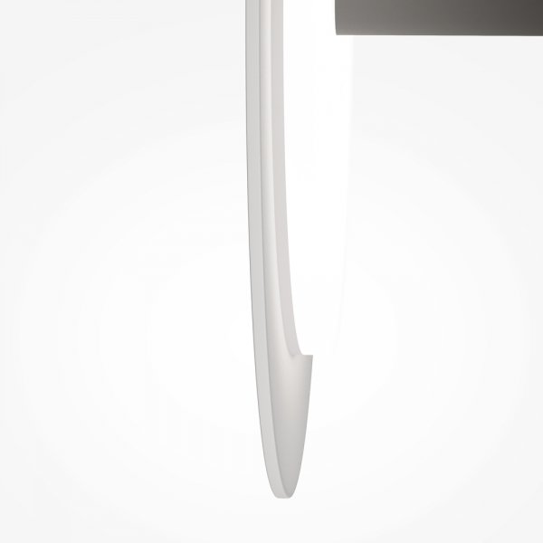 Ścieżka świetlna lampa na szynoprzewodzie okrągła LED minimalistyczna aluminium biała Relax MAYTONI TR107-2-5W3K-W
