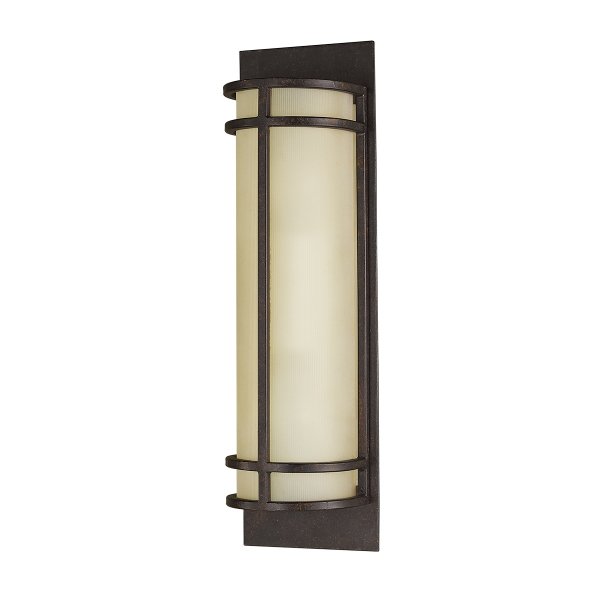 Nowoczesny kinkiet Fusion Feiss FE-FUSION2 Grecki brąz w stylu Art Deco