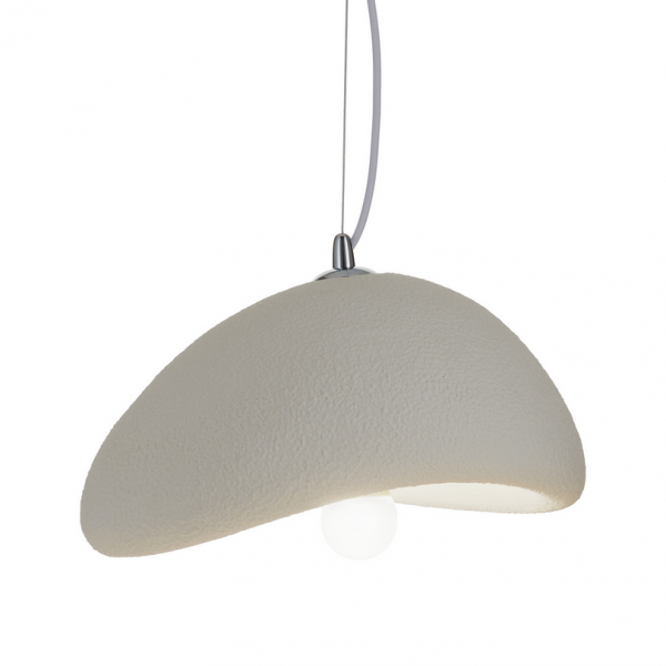 Dekoracyjna nowoczesna biała lampa wisząca designerski styl STONE DN426-300 