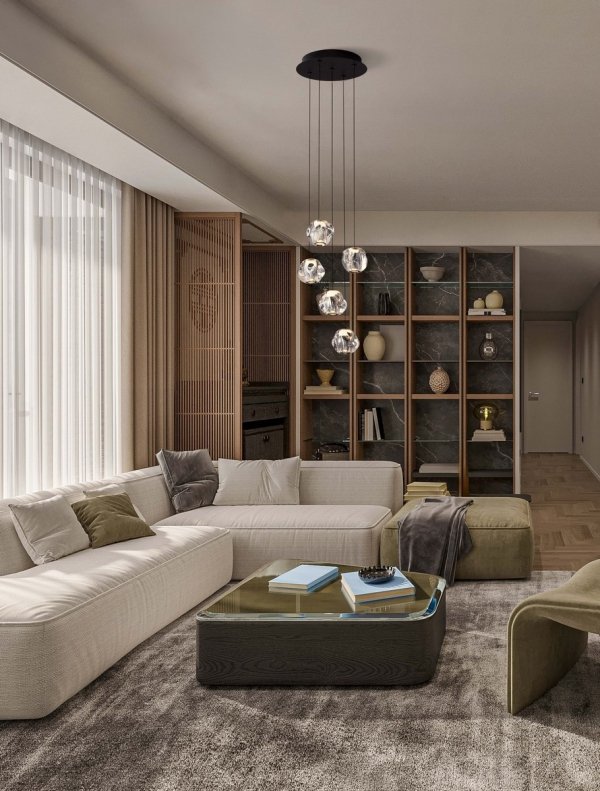 Nowoczesna Molekularna Lampa Wisząca Salonowa Białe Kule LUCES EXCLUSIVAS CHEPEN LE44642