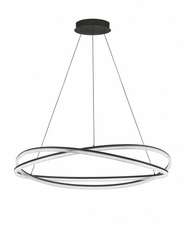 Nowoczesna Lampa Wisząca Czarna LED ILAVE LE44323 LUCES EXCLUSIVAS