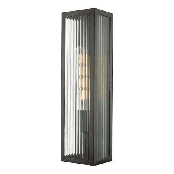 Łazienkowy Kinkiet Ścienny Szklany Brąz KEEGAN KEE5063 DAR LIGHTING