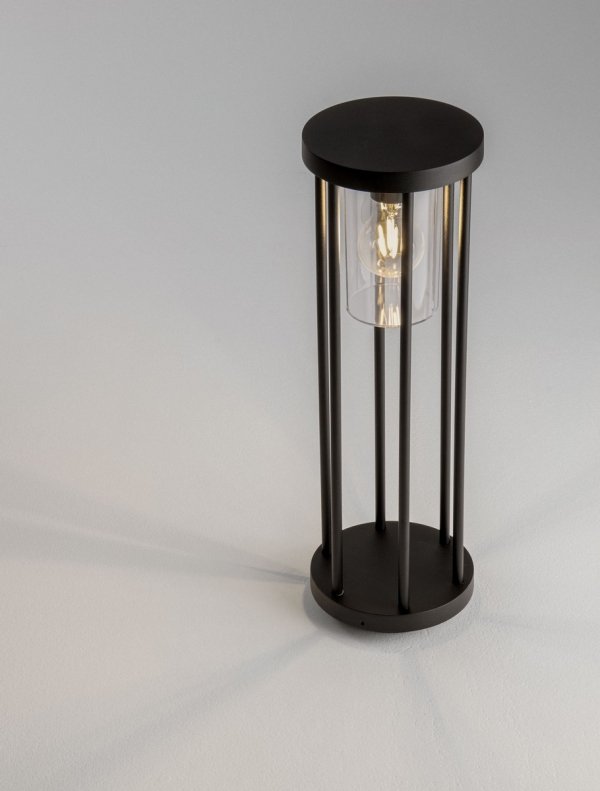 Lampa ogrodowa aluminiowa kolor antracyt minimalistyczna nowoczesna możliwość ściemniania IP65 MONTIVA LE75173 Luces Exclusivas
