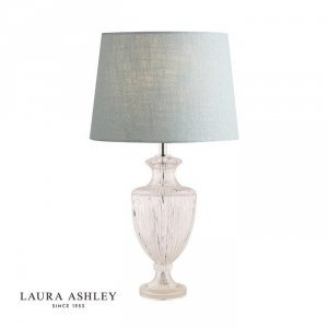 Klosz abażur 35cm LAURA ASHLEY Bacall Linen Blue DAR LIGHTING LA3730035-Q (Abażur- Bez Podstawy)