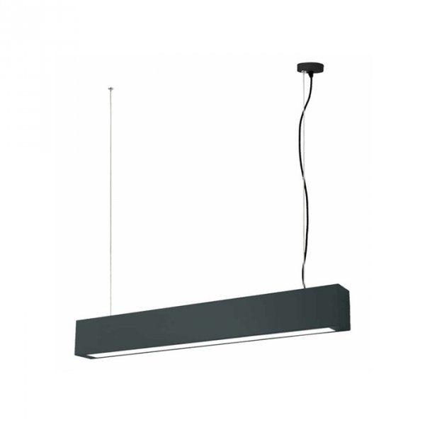 LAMPA WISZĄCA BELKA NAD STÓŁ LIGHT PRESTIGE IBROS CCT 18W LP-7001/1P 20 BK-63 18 CCT CZARNA LAMPA WISZĄCA LISTWA LED