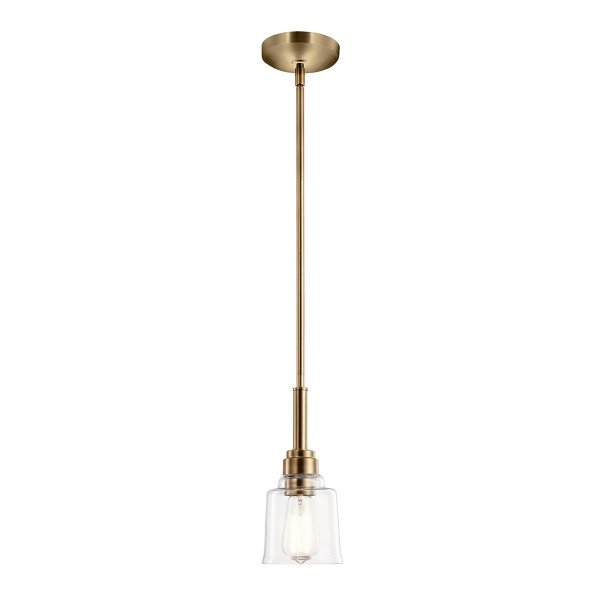 Industrialna Lampa wisząca Aivian KL-AIVIAN-P-WBR Kichler Postarzany mosiądz 