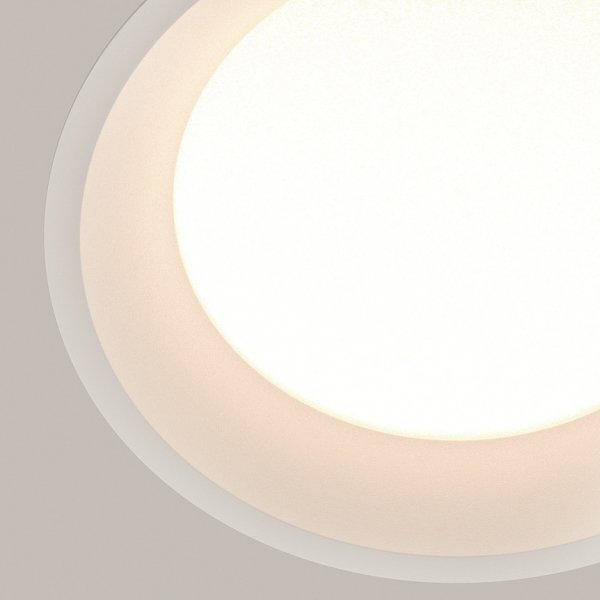 Okrągła Oprawa Wpuszczana Do Łazienki Downlight Okno Maytoni DL055-24W3-4-6K-W