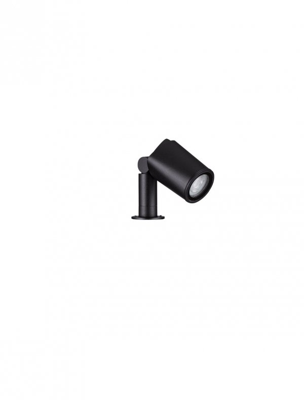 Lampa ogrodowa aluminiowa czarna regulowana tuba minimalistyczna klasyczna możliwość ściemniania IP65 TRASERA LE75162 Luces Exclusivas