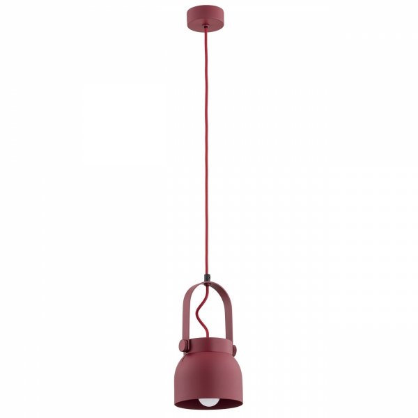 Mała Lampa Wisząca Loft Czerwona LOGAN 8292 ARGON