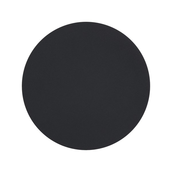 Lampa ścienna kinkiet czarny okrągły 20cm płaski metalowy minimalistyczy NYX ST-8293W/20 black Step Into Design