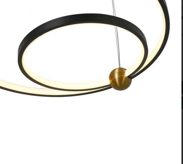 Lampa wisząca Kido S PL0138 Yaskr czarny LED 3000K